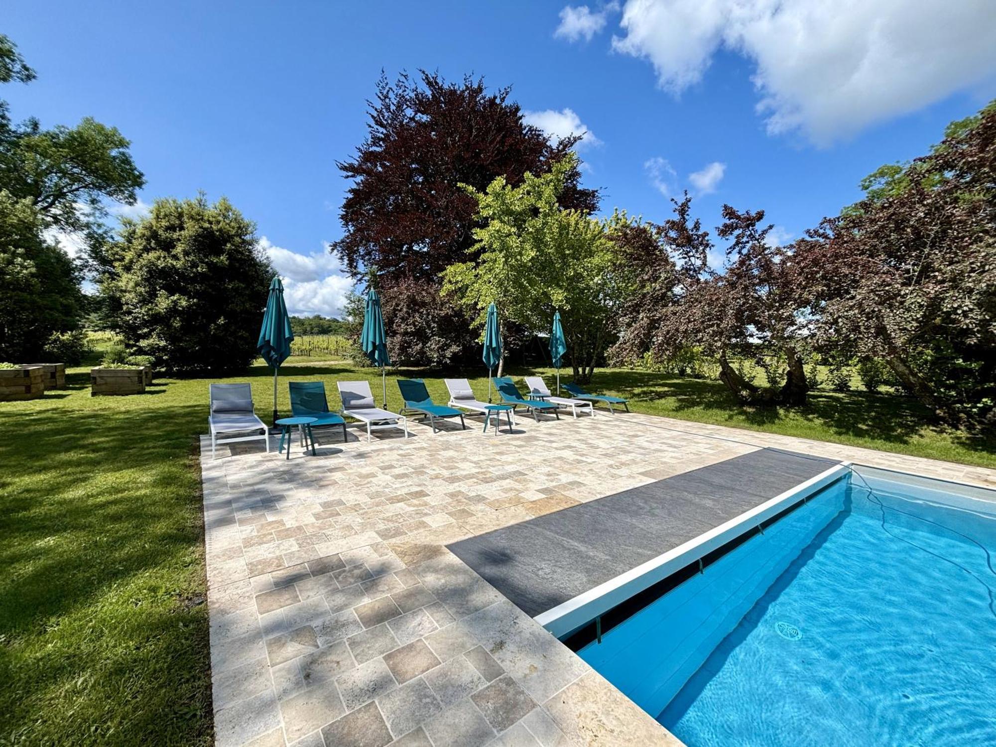 La Maison L'Eperon, Stylish 5 Star Villa Surrounded By Vineyard Near Saint Emilion Verac Экстерьер фото